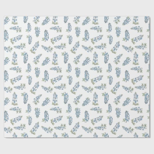 Bluebonnet Pattern Cadeaupapier (Vlak)