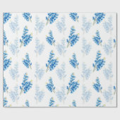 Bluebonnet Pattern Cadeaupapier (Vlak)