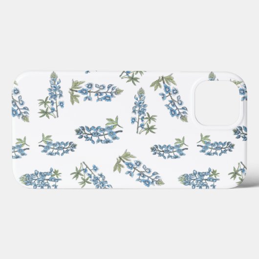 Bluebonnet Pattern Case-Mate iPhone Case (Achterkant (horizontaal))