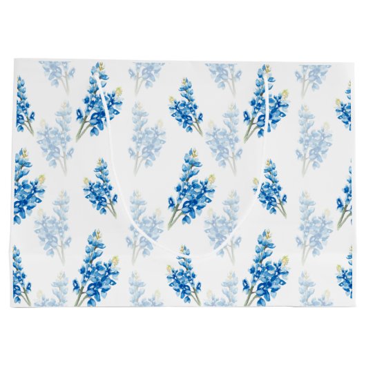 Bluebonnet Pattern Groot Cadeauzakje (Achterkant)