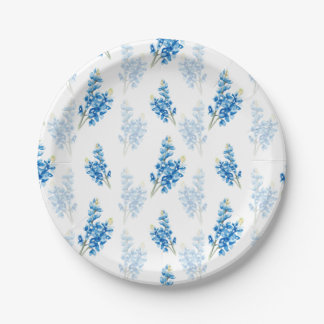 Bluebonnet Pattern Papieren Bordje