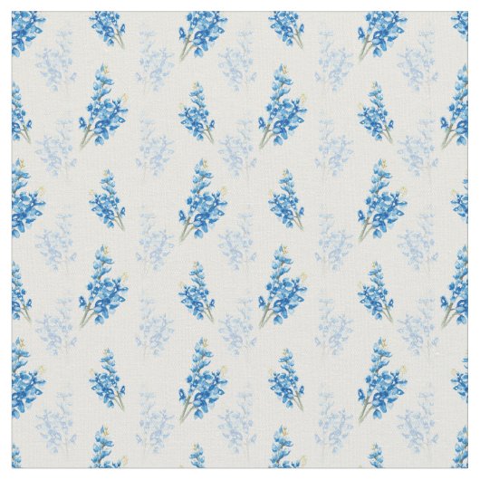 Bluebonnet Pattern Stof (Close Up)