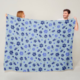 Bluebonnet Pet Lover Blanket – Texas Bloemen Gooi Fleece Deken