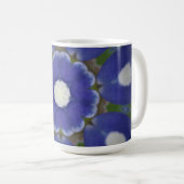 Bluebonnet Petal Kaleidoscope Koffiemok (Voorkant rechts)