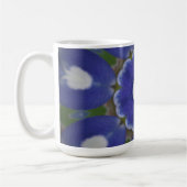 Bluebonnet Petal Kaleidoscope Koffiemok (Links)