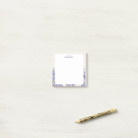 Bluebonnet Post-it® Notes (Op bureau)