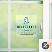 Bluebonnet-ruiterauto sticker (Huis)