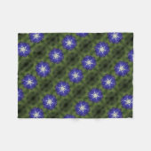 Bluebonnet Symmetrie Fleece Deken (Voorkant (Horizontaal))