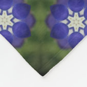 Bluebonnet Symmetrie Fleece Deken (Hoek)