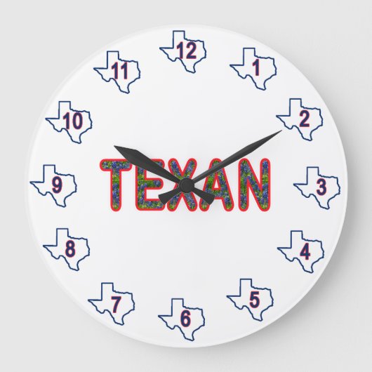 Bluebonnet Texan Grote Klok (Voorkant)