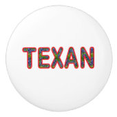 Bluebonnet Texan Keramische Knop (Voorkant)