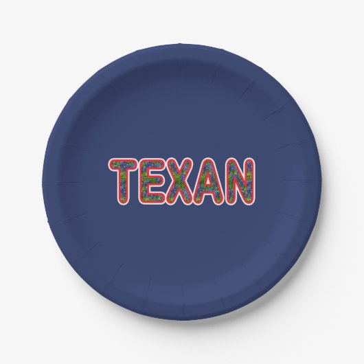 Bluebonnet Texan Papieren Bordje (Voorkant)