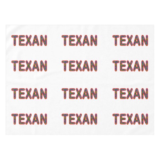 Bluebonnet Texan Tafelkleed (Voorkant (Horizontaal))