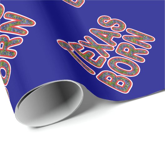 Bluebonnet Texas Born Cadeaupapier (Rol Hoek)