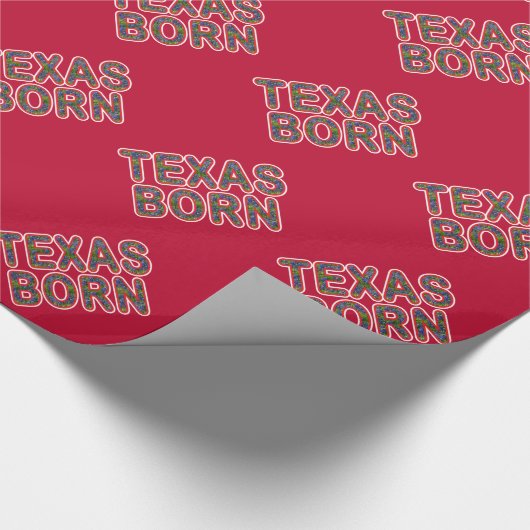Bluebonnet Texas Born Cadeaupapier (Hoek)