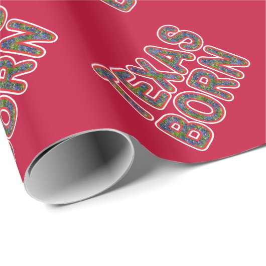 Bluebonnet Texas Born Cadeaupapier (Rol Hoek)