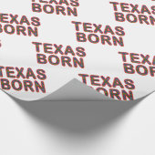 Bluebonnet Texas Born Cadeaupapier (Hoek)