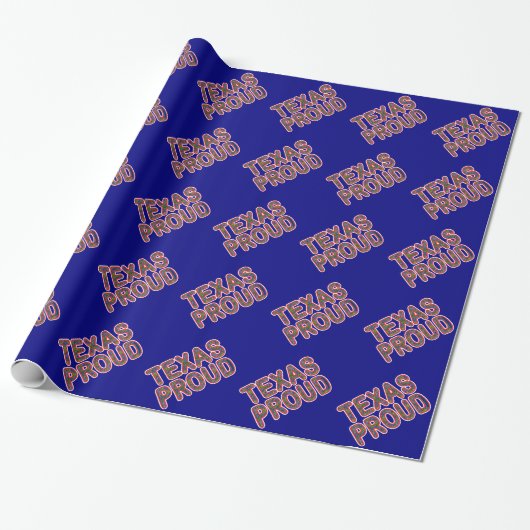 Bluebonnet Texas Proud Cadeaupapier (Uitgerold)