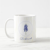 Bluebonnet, Texas wilde bloem, blauw, Paarse lente Koffiemok (Links)