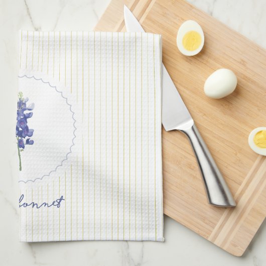 Bluebonnet, Texas Wilde Bloem Theedoek (Quarter Fold)