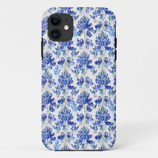 Bluebonnet Texas Wildflower - Blauwe Bloemen Case-Mate iPhone Case (Achterkant)