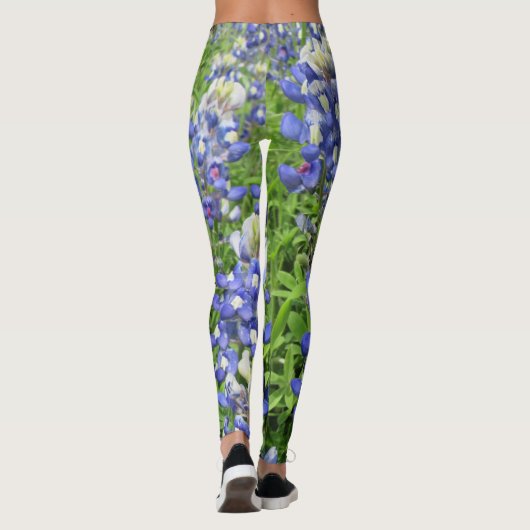 Bluebonnet Texas Wildflower Leggings (Achterkant)
