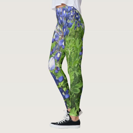Bluebonnet Texas Wildflower Leggings (Links)