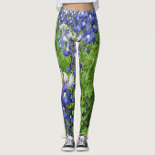 Bluebonnet Texas Wildflower Leggings (Voorkant)