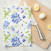 Bluebonnet Theedoek (Quarter Fold)