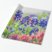 Bluebonnet Thleed Gift Wrap Cadeaupapier (Uitgerold)