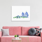 Bluebonnet Wild Flowers, Texas Flowers Canvas Afdruk (Insitu (Woonkamer))