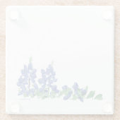 Bluebonnet Wild Flowers, Texas Flowers Glazen Onderzetter (Achterkant)
