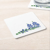 Bluebonnet Wild Flowers, Texas Flowers Kartonnen Onderzetters (Schuin)