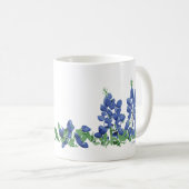 Bluebonnet Wild Flowers, Texas Flowers Koffiemok (Voorkant rechts)