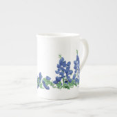 Bluebonnet Wild Flowers, Texas Flowers Porselein Kop (Voorkant rechts)