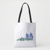 Bluebonnet Wild Flowers, Texas Flowers Tote Bag (Voorkant)