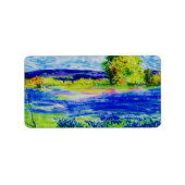 Bluebonnet Wildbloemen Etiket (Voorkant)