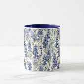 Bluebonnet Wildflower Pattern, Texas State Flower Mok (Midden)