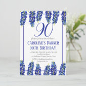 Bluebonnets 90th Verjaardag Blauw Bloemen Texas Kaart (Staand voorkant)