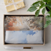 Bluebonnets and Old Barn in Texas Decoupage Tissuepapier (Geschenk)