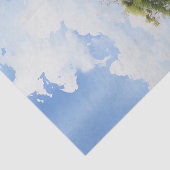 Bluebonnets and Old Barn in Texas Decoupage Tissuepapier (Detail)