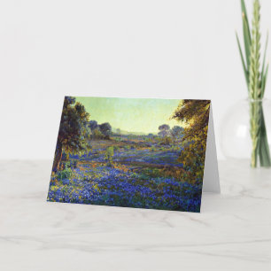 Bluebonnets at Late vanmiddag, near La Grange, Kaart