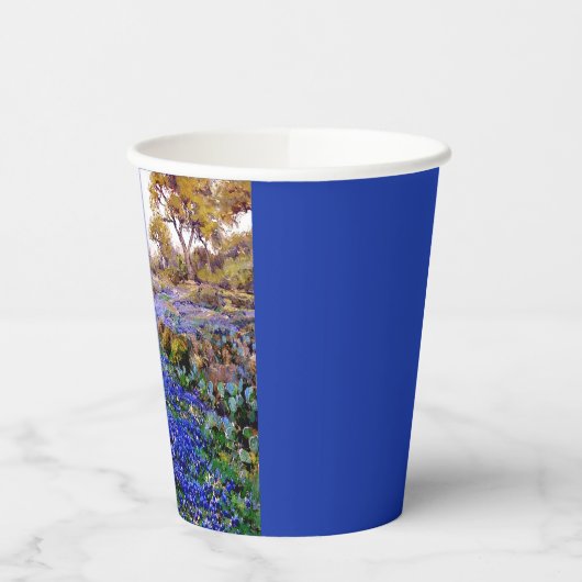Bluebonnets at Twilight, San Antonio Papieren Bekers (Links)