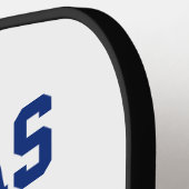 Bluebonnets Austin Dallas Floral Texan Flag Pickleball Paddle (Links Detail)