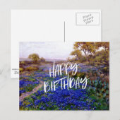 Bluebonnets bij schemering, ten noorden van San An Briefkaart