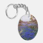 Bluebonnets bij schemering, ten noorden van San An Sleutelhanger (Voorkant Links)