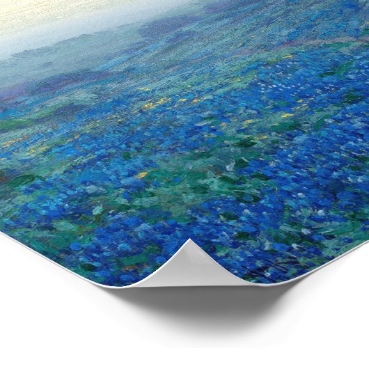 Bluebonnets bij zonsopgang | Julian Onderdonk Poster (Hoek)
