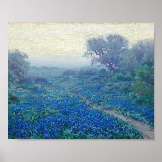 Bluebonnets bij zonsopgang | Julian Onderdonk Poster (Voorkant)