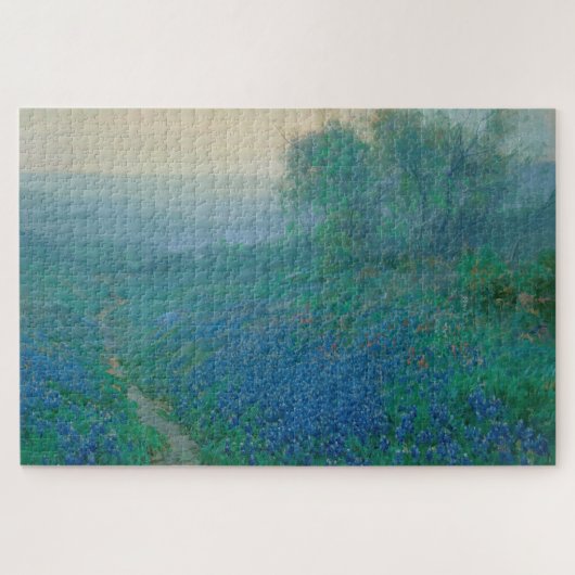 Bluebonnets bij zonsopgang, Onderdonk Legpuzzel (Horizontaal)