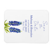 Bluebonnets Blau Bloemendecor Texas Rustieke Bruil Magneet (Horizontaal)